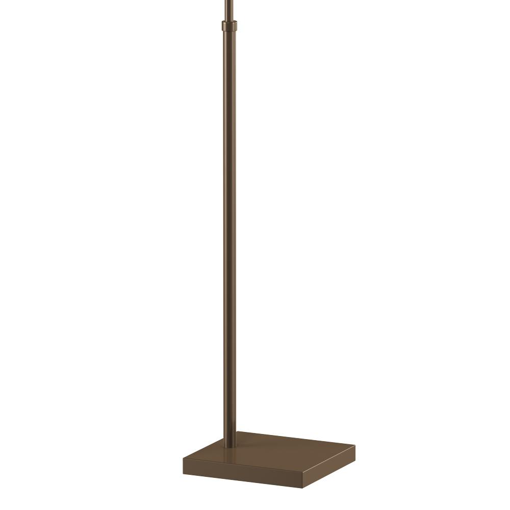 Floor lamp with a heavy metal base for support Floor lamp with a heavy metal base for support