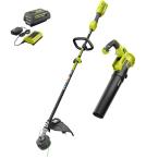 battery trimmer and blower