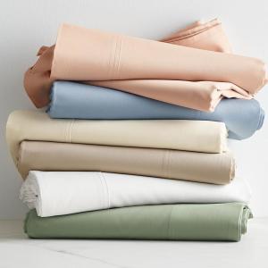 300-Thread Count Rayon Made From Rayon Made From Bamboo Cotton Sateen Sheet Set