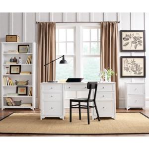 Home Decorators Collection Oxford White 36 W 6 Shelf Open