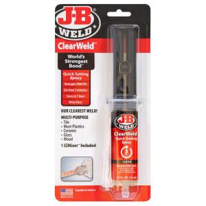 epoxy clearweld weld