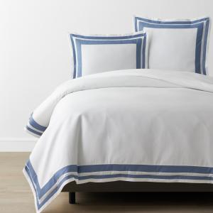 Legends Hotel Double Border Wrinkle-Free Sateen Duvet Cover