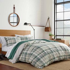 Timbers Green Plaid Cotton Comforter Set