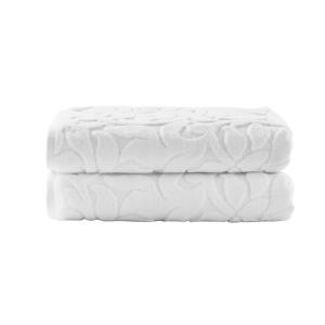 Turkish Cotton Textured Bath Towel (Set of 2)