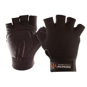 Half-Finger Leather Carpal Tunnel Glove