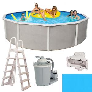 18 foot above ground pool water volume