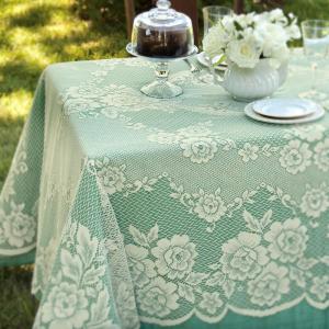 Victorian Rose Polyester Tablecloth