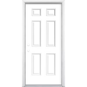 White - Single Door - Steel Doors - Front Doors - The Home Depot