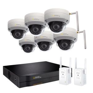 6 camera wireless security system with dvr
