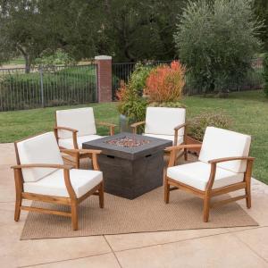 Fire Pit Patio Sets Outdoor Lounge Furniture The Home Depot