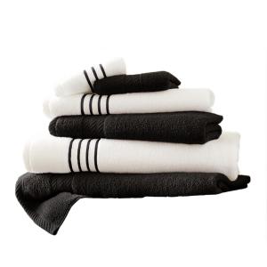 6-Piece Stripe Bath Towel Set