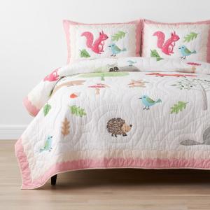 Company Kids Woodland Handcrafted Cotton Blend Quilt