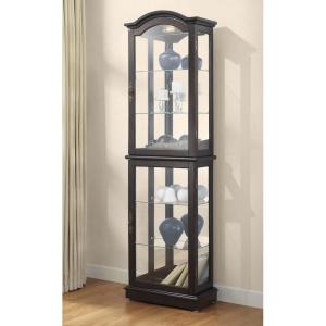 Glass Door Display Cabinets Kitchen Dining Room Furniture The Home Depot