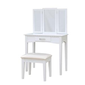 White Makeup Vanities Bedroom Furniture The Home Depot