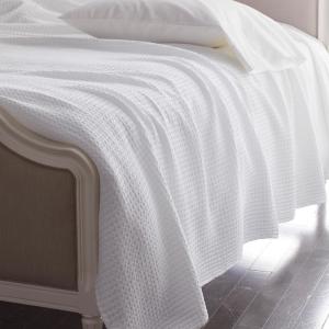 Textured Waffle Cotton and TENCEL™ Lyocell Blanket