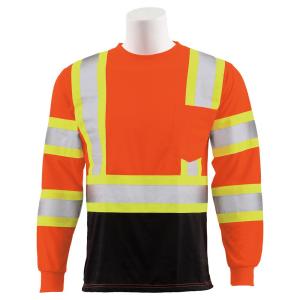 9804SBC HVO/Black Polyester Safety T-Shirt