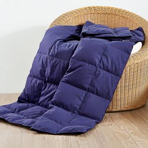 50 in. x 70 in. Natural Down and Feather Throw