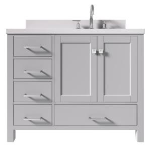 46 Inch Bathroom Vanity With Top
 - Sink On Right Side Bathroom Vanities Bath The Home Depot