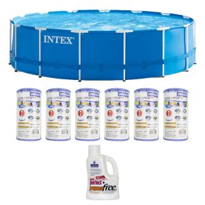 15 ft round pool gallons