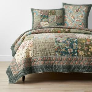 Ingrid Handcrafted Multicolored Cotton Quilt