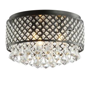 glam flush ceiling light
