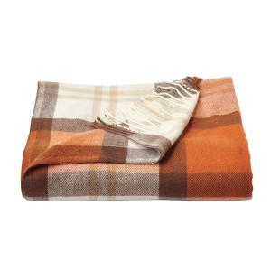 Oversized Faux Cashmere Acrylic Trailway Throw Blanket