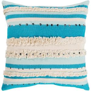 Sabia Striped Textured Polyester Throw Pillow