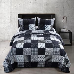 Donna Sharp London Collection Geometric 140-Thread Count Microfiber Quilt