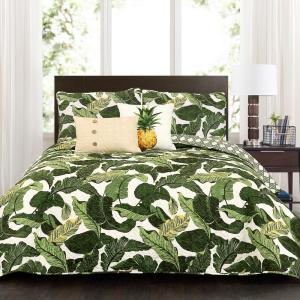 Tropical Paradise Floral 320-Thread Count Polyester Quilt