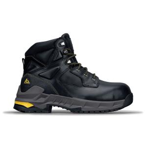 Burren Unisex Leather Slip-Resistant Work Boot - Composite Toe