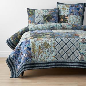 Laviana Handcrafted Multicolored Cotton Quilt