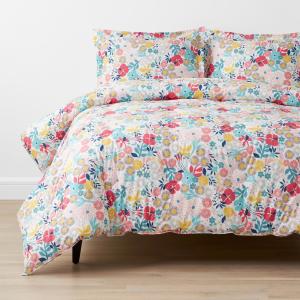 Company Kids Floral Organic Cotton Percale Comforter Set