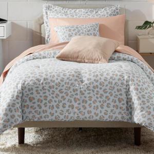 Millar Leopard Bed in a Bag Comforter Set with Sheets and Decorative Pillows