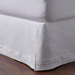 Pawling 18 in. Solid Cotton Pleated Bed Skirt