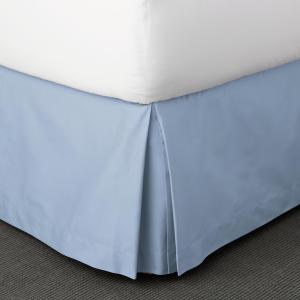 Classic Solid 350-Thread Count Sateen 14 in. Bed Skirt
