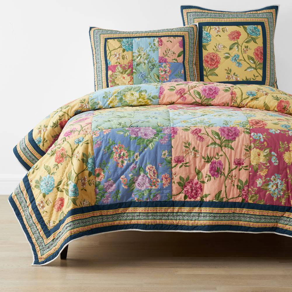 Serene Patchwork Cotton Quilt