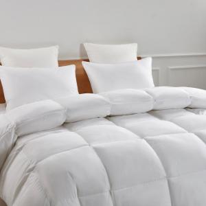 233 Thread Count White Goose Feather And White Goose Down Fiber Comforter
