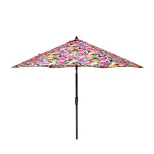 Floral Patio Umbrellas Patio Furniture The Home Depot