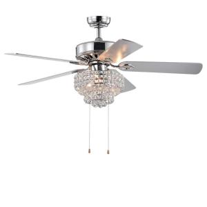 girl ceiling fan with chandelier