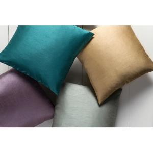 Visoko Solid Polyester Throw Pillow