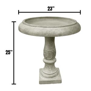 Concrete Bird Baths Bird Wildlife Supplies The Home Depot