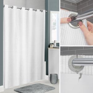 Farmhouse Shower Curtains Shower Accessories The Home Depot
