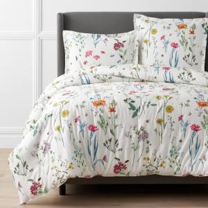 Legends Hotel Wildflower Botanical Wrinkle-Free Cotton Sateen Comforter