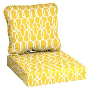 cushions yellow outdoor patio hampton bay furniture