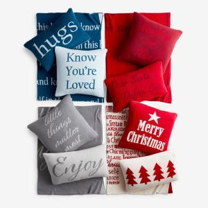 Holiday Knit Decorative Throw Pillow Cover