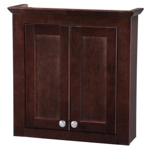 Brown Bathroom Cabinets Storage Bath The Home Depot