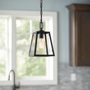 Paragon Home Black Metal Long Kitchen Island Light Pendant Light Fixture Dining Room Chandelier 70H Adjustable Length 43.3L x 9.06H Kitchen Light Fixtures with E26 Sockets Bulbs Not Included