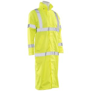 S163 HVL Poly Oxford Long Rain Coat