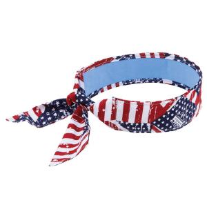 Evaporative Cooling Bandana with Cooling Towel Tie, 1 Size Fits Most