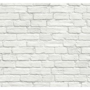 Peel-and-Stick Removable Wallpaper Brick Wall Old Modern Construction Kids